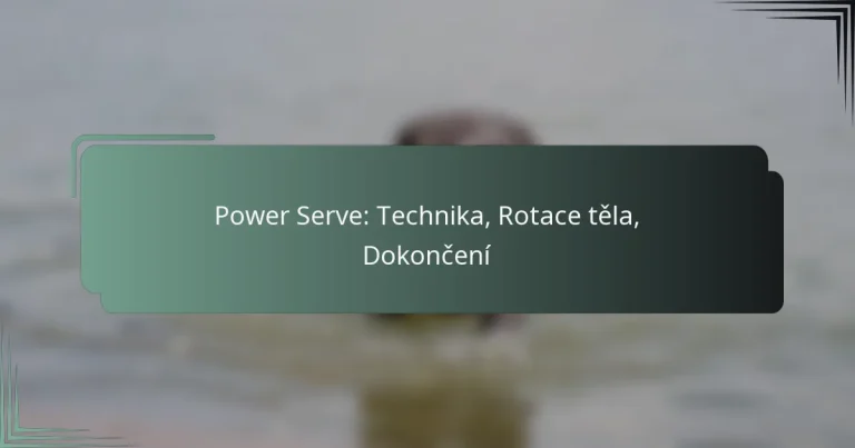 Power Serve: Technika, Rotace těla, Dokončení